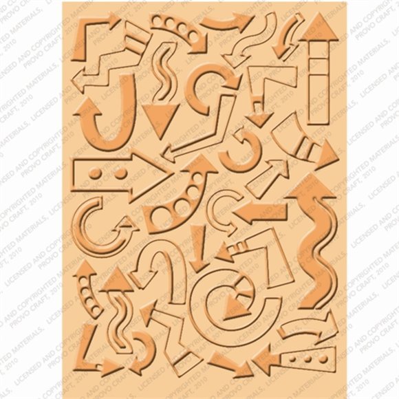 Cuttlebug 4-pc embossing folders - BOYS WILL BE BOYS - Picture 7 of 10